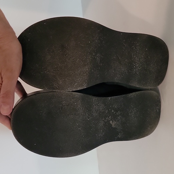 Black Leather Platform Boots - Picture 10 of 15